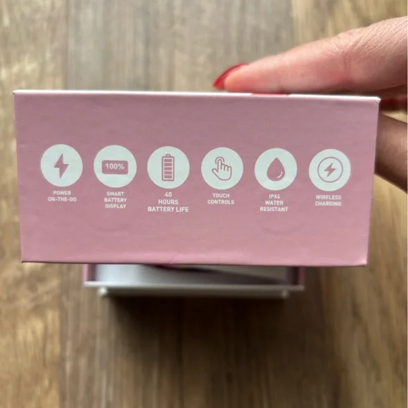 Groovez Plus Pink Wireless Earbuds - Picture 5 of 5